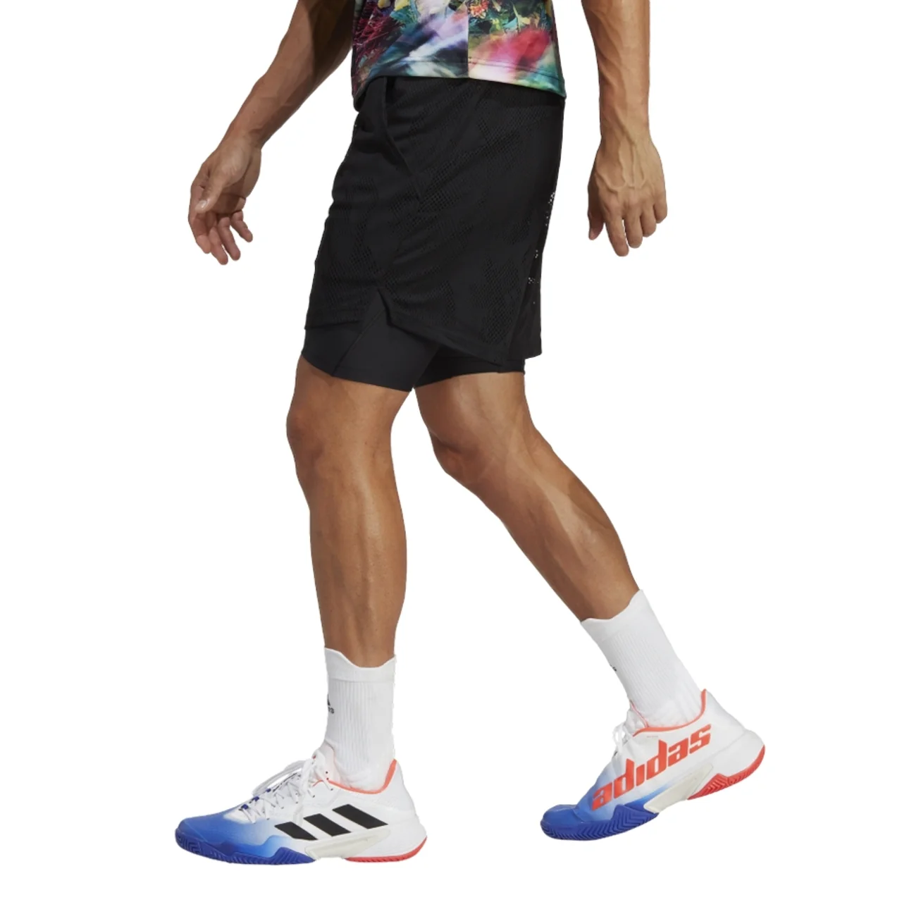 Adidas Melbourne Ergo Printed Shorts 7 Men Black