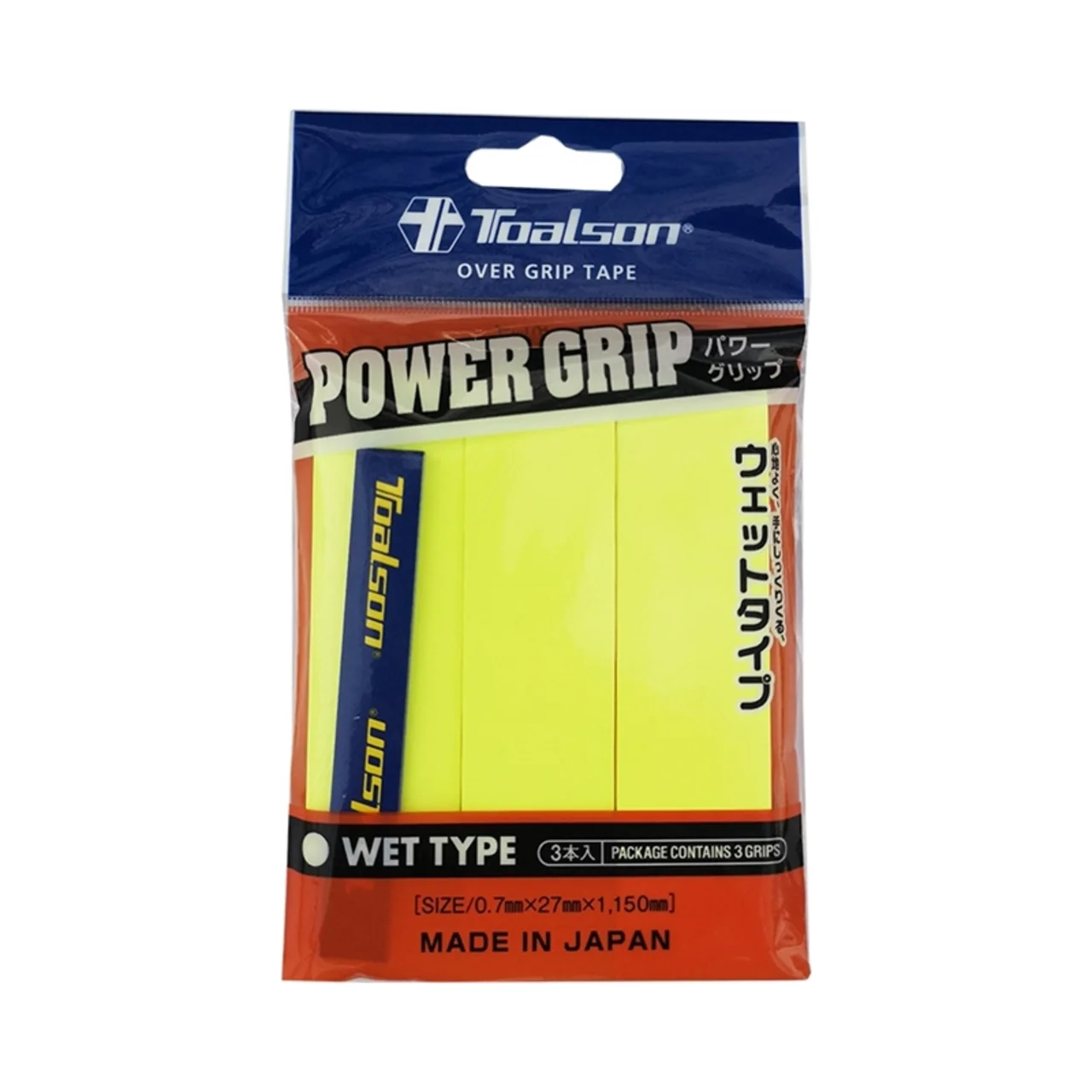 Toalson Power Grip 3-pack Jaune