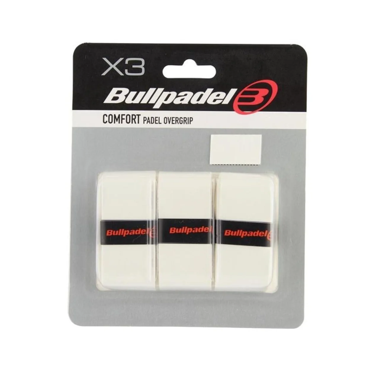 Bullpadel Pro Surgrip Comfort 3-pack Blanc